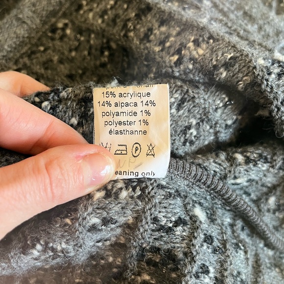 APOSTROPHE wool blend bouclé sweater - Picture 5 of 8